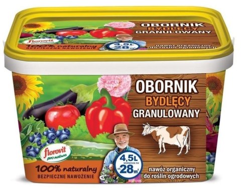 Nawóz Pro Natura Obornik Bydlęcy 4,5L Florovit Nawóz Pro Natura Obornik Bydlęcy 4,5L Florovit