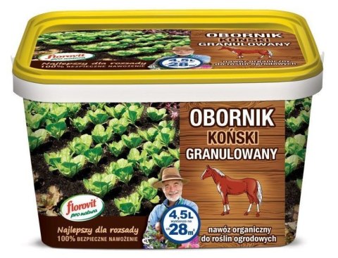 Nawóz Pro Natura Obornik Koński 4,5L Florovit Nawóz Pro Natura Obornik Koński 4,5L Florovit