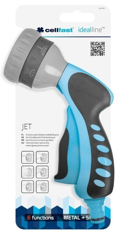 Pistolet Zraszający Wielofunkcyjny JET IDEAL (52-025) Cellfast Pistolet Zraszający Wielofunkcyjny JET IDEAL (52-025) Cellfast