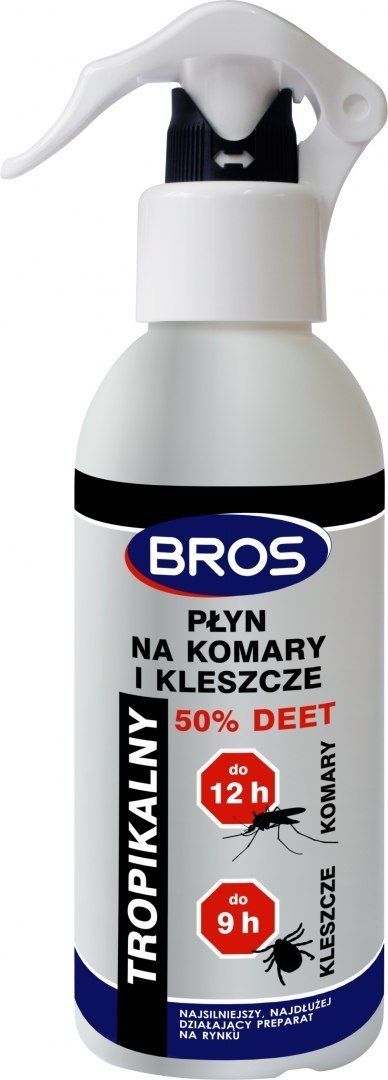 Płyn Na Komary i Kleszcze 50% Deet 130 ml BROS Płyn Na Komary i Kleszcze 50% Deet 130 ml BROS