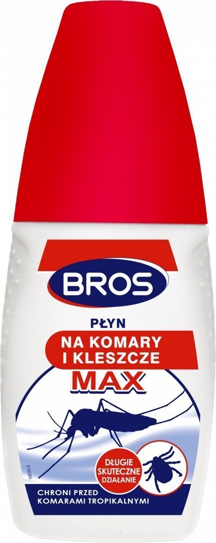 Płyn na Komary i Kleszcze MAX 50ml BROS Płyn na Komary i Kleszcze MAX 50ml BROS