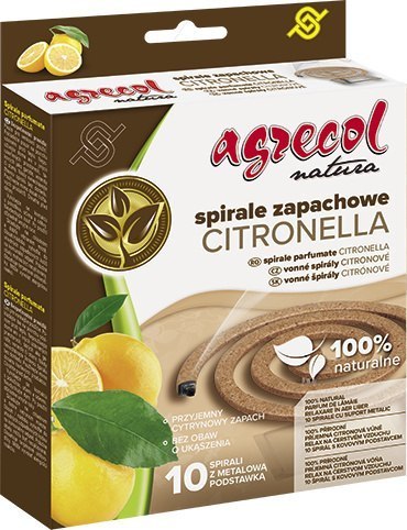 Spirale Owadobójcze Citronella Agrecol Natura 10 Spiral Spirale Owadobójcze Citronella Agrecol Natura 10 Spiral