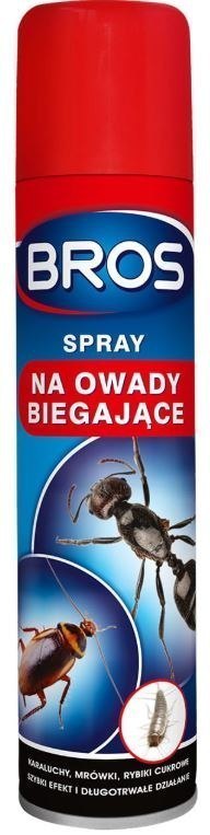 Spray na Owady Biegające Mrówki, Rybki, Karaluchy 300ml BROS Spray na Owady Biegające Mrówki, Rybki, Karaluchy 300ml BROS
