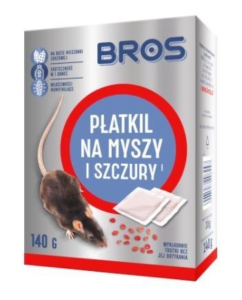 Trutka Płatki na Myszy i Szczury 100g BROS (R) Trutka Płatki na Myszy i Szczury 100g BROS (R)