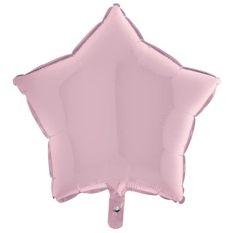 Balon Foliowy - Gwiazda Pastelowy Różowy 46 cm Grabo Grabo Balon Foliowy - Gwiazda Pastelowy Różowy 46 cm Grabo Grabo