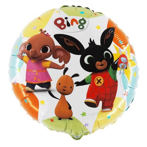 Balon Foliowy królik Bing 46 cm pakowany Grabo Balon Foliowy królik Bing 46 cm pakowany Grabo