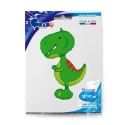 Balon Foliowy - zielony Dinozaur Tyranozaur, 97 cm Grabo Grabo