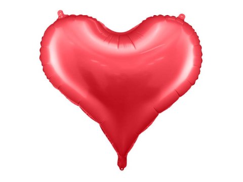 Balon foliowy Serce, 75x64,5 cm, czerwony Partydeco Balon foliowy Serce, 75x64,5 cm, czerwony Partydeco