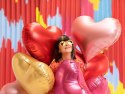 Balon foliowy Serce, 75x64,5 cm, czerwony Partydeco