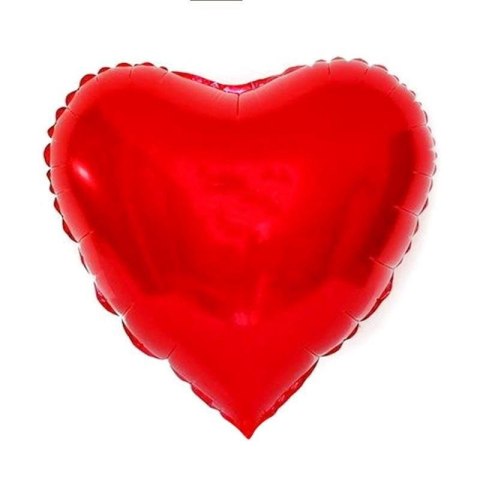Balon foliowy Serce XXL, 61cm, Czerwone Partydeco Balon foliowy Serce XXL, 61cm, Czerwone Partydeco