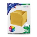 Balon foliowy sześcian 4D złoty, 15", ok. 38cm Grabo
