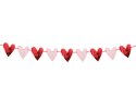 Girlanda papierowa serca 200 cm PF-GPSB