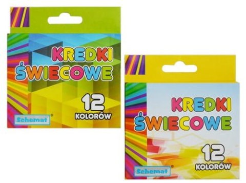 Kredki świecowe 12szt 0434 SCHEMAT Kredki świecowe 12szt 0434 SCHEMAT