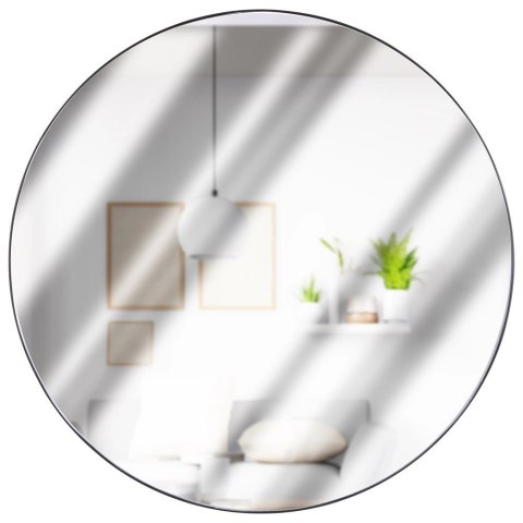 Lustro ścienne czarne okrągłe 55 cm Lustro ścienne czarne okrągłe 55 cm
