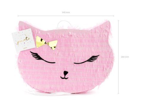 Piniata Urodzinowa Kotek - Spadające Prezenty 35x27x9 cm Partydeco Piniata Urodzinowa Kotek - Spadające Prezenty 35x27x9 cm Partydeco