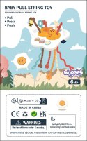 WOOPIE BABY Zabawka Sensoryczna Montessori Gryzak Grzechotka Wielofunkcyjny UFO