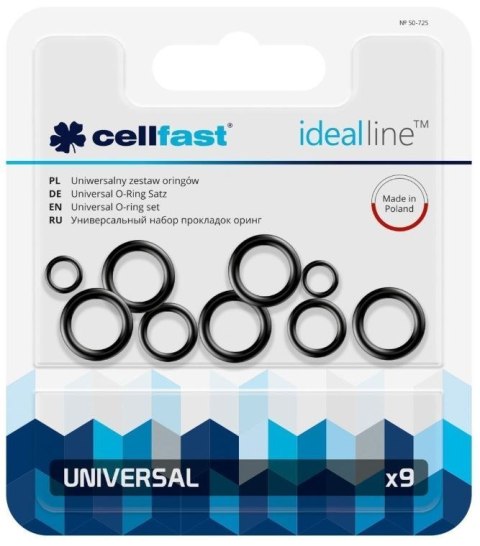 Zestaw Oringów IDEAL (50-725) Cellfast Zestaw Oringów IDEAL (50-725) Cellfast