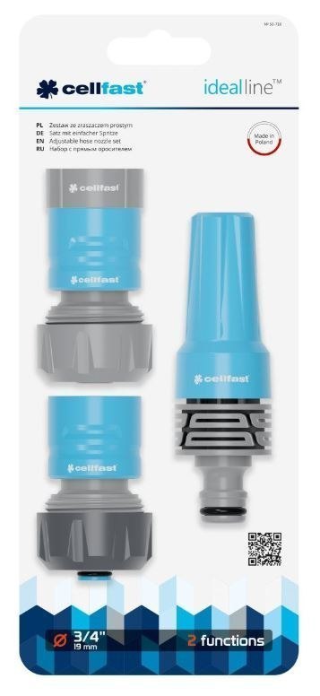 Zestaw ze Zraszaczem Prostym 3/4" (50-710) Cellfast Zestaw ze Zraszaczem Prostym 3/4" (50-710) Cellfast