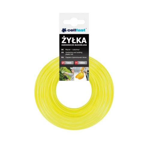 Żyłka Ogrodowo Budowlana 1,00mm 100m Cellfast Żyłka Ogrodowo Budowlana 1,00mm 100m Cellfast