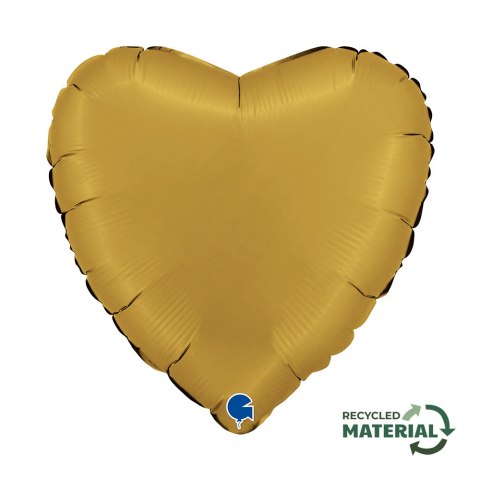 Balon Foliowy Serce Satynowe Złote, Satin Gold, 46 cm, Grabo Grabo Balon Foliowy Serce Satynowe Złote, Satin Gold, 46 cm, Grabo Grabo