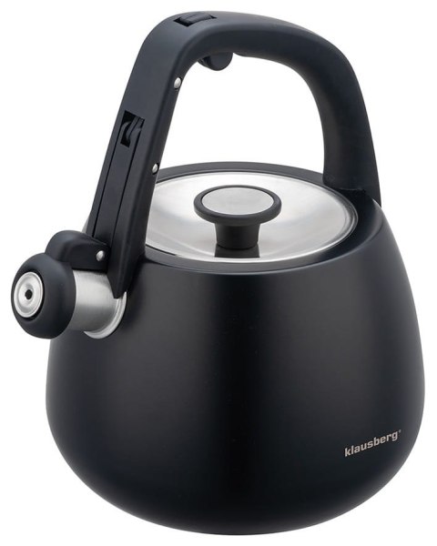 CZAJNIK STALOWY NA GAZ 2.5L INDUKCJA KLAUSBERG KB-7774 CZARNY MATOWY CZAJNIK STALOWY NA GAZ 2.5L INDUKCJA KLAUSBERG KB-7774 CZARNY MATOWY