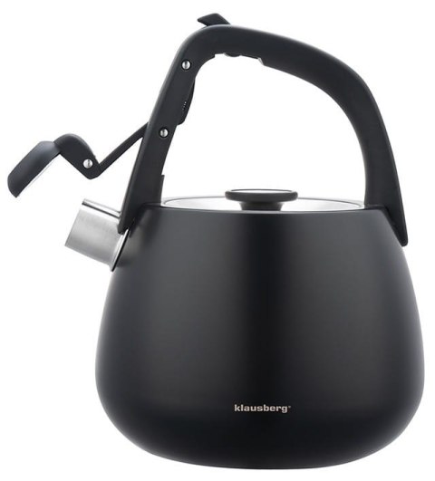 CZAJNIK STALOWY NA GAZ 2.5L INDUKCJA KLAUSBERG KB-7774 CZARNY MATOWY CZAJNIK STALOWY NA GAZ 2.5L INDUKCJA KLAUSBERG KB-7774 CZARNY MATOWY