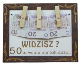 Urodzinowa ramka na pieniądze 