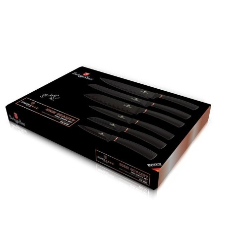 ZESTAW NOŻY 6 ELE. BERLINGER HAUS BLACK ROSE GOLD BH-2337 ZESTAW NOŻY 6 ELE. BERLINGER HAUS BLACK ROSE GOLD BH-2337