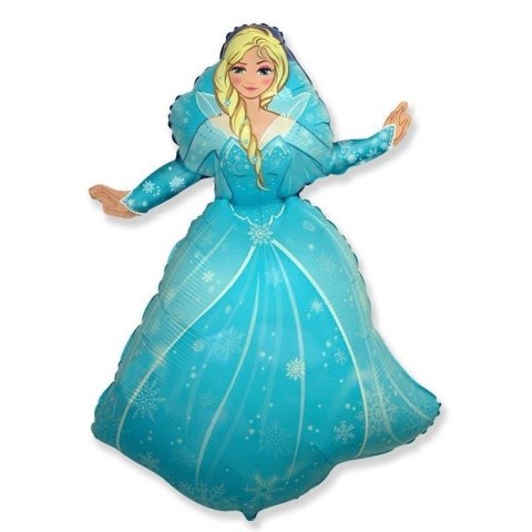 Balon Foliowy Księżniczka Elsa - Kraina Lodu, 90 cm Flexmetal Balon Foliowy Księżniczka Elsa - Kraina Lodu, 90 cm Flexmetal