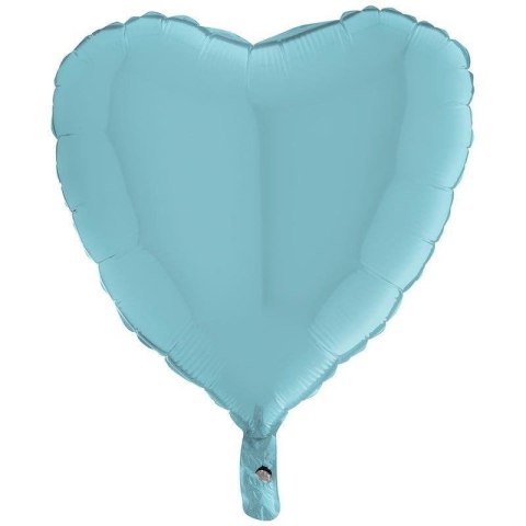 Balon Foliowy - Pastelowy Niebieski, Serce 46 cm, Grabo, pakowane Grabo Balon Foliowy - Pastelowy Niebieski, Serce 46 cm, Grabo, pakowane Grabo