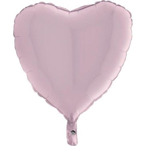 Balon Foliowy - Pastelowy Róż, Serce 46 cm, Grabo Grabo Balon Foliowy - Pastelowy Róż, Serce 46 cm, Grabo Grabo