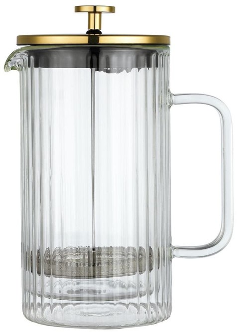 ZAPARZACZ DO KAWY HERBATY SZKLANY 1000ML FRENCH PRESS KLAUSBERG KB-7761 ZŁOTY ZAPARZACZ DO KAWY HERBATY SZKLANY 1000ML FRENCH PRESS KLAUSBERG KB-7761 ZŁOTY