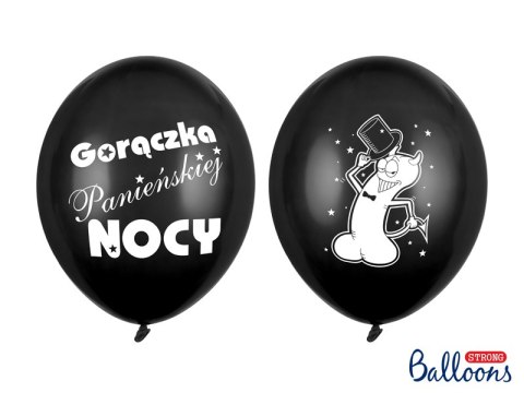 Balony 6szt fi-30 GORĄCZKA PANIEŃSKIEJ NOCY Balony 6szt fi-30 GORĄCZKA PANIEŃSKIEJ NOCY