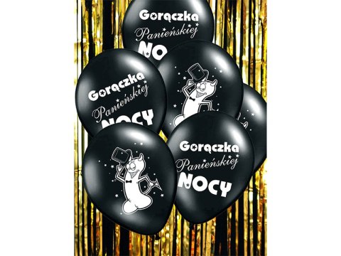 Balony 6szt fi-30 GORĄCZKA PANIEŃSKIEJ NOCY Balony 6szt fi-30 GORĄCZKA PANIEŃSKIEJ NOCY