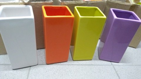 Osłonka /wazon ceram 2szt OC-007 8X19CM Osłonka /wazon ceram 2szt OC-007 8X19CM