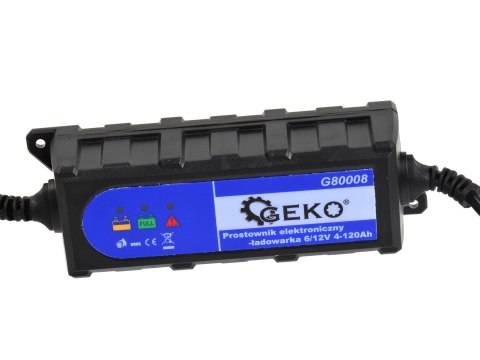 Prostownik elektroniczny-ładowarka 6/12V 4-12Ah G80008 Prostownik elektroniczny-ładowarka 6/12V 4-12Ah G80008