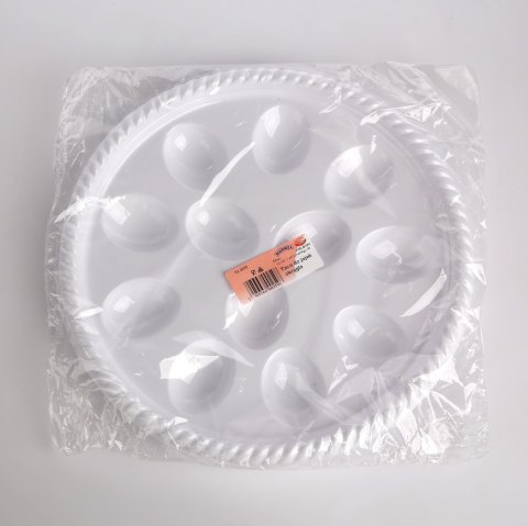 Talerz do jajek TACA OKRĄGŁA na jajka 26,5cm Talerz do jajek TACA OKRĄGŁA na jajka 26,5cm