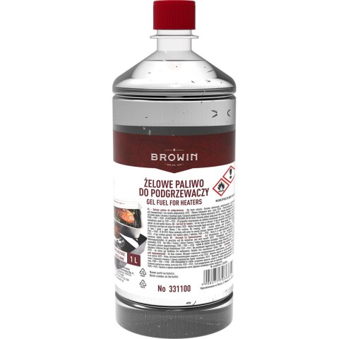 Żelowe paliwo do podgrzewaczy 1l Żelowe paliwo do podgrzewaczy 1l