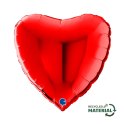 Balon Foliowy - Czerwone Serce, Walentynki, 79 cm Grabo Grabo