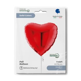 Balon Foliowy - Czerwone Serce, Walentynki, 79 cm Grabo Grabo