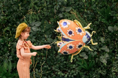 Balon foliowy Biedronka, 87x75 cm Partydeco Balon foliowy Biedronka, 87x75 cm Partydeco