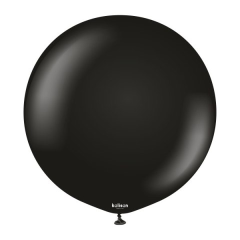 Balony lateksowe Black, czarne 60cm, 2 szt. Kalisan Balony lateksowe Black, czarne 60cm, 2 szt. Kalisan