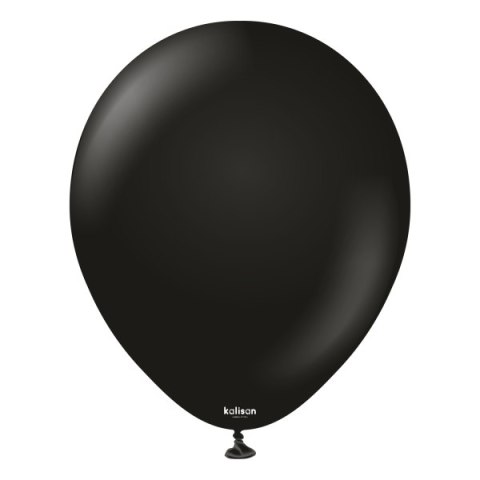 Balony lateksowe Black, czarne Kalisan 45cm, 25 szt. Kalisan Balony lateksowe Black, czarne Kalisan 45cm, 25 szt. Kalisan