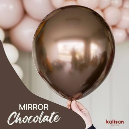 Balony lateksowe Kalisan Mirror Chocolate, 30 cm, 50 szt. Kalisan