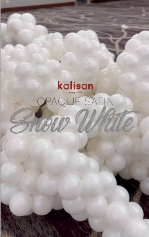 Balony lateksowe Kalisan Snow White, 30 cm, 50 szt. Kalisan Balony lateksowe Kalisan Snow White, 30 cm, 50 szt. Kalisan