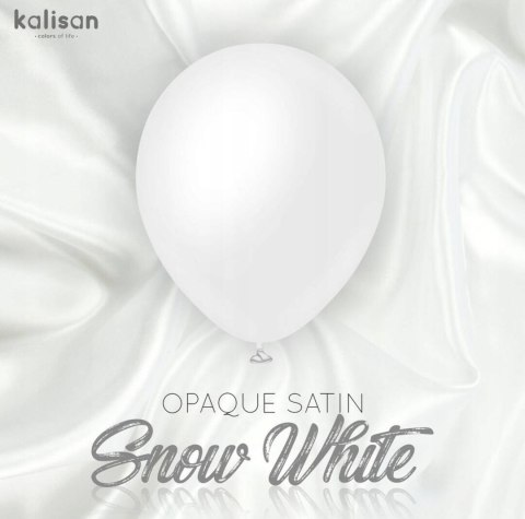 Balony lateksowe Kalisan Snow White, 30 cm, 50 szt. Kalisan Balony lateksowe Kalisan Snow White, 30 cm, 50 szt. Kalisan