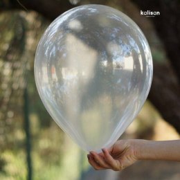 Balony lateksowe Kalisan transparentne, 30 cm, 100 szt. Kalisan
