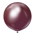 Balony lateksowe Mirror Burgundy, 45 cm, 1 szt. Kalisan