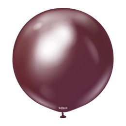 Balony lateksowe Mirror Burgundy, czerwony, 45 cm, 25 szt. Kalisan