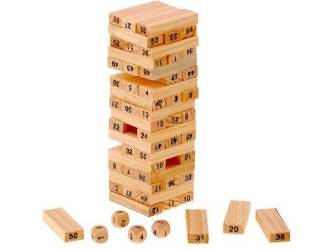 Drewniana JENGA CHWIEJĄCA SIĘ WIEŻA GR0090 Drewniana JENGA CHWIEJĄCA SIĘ WIEŻA GR0090